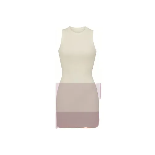 Skims Sleeveless Dresses Women's Bone White