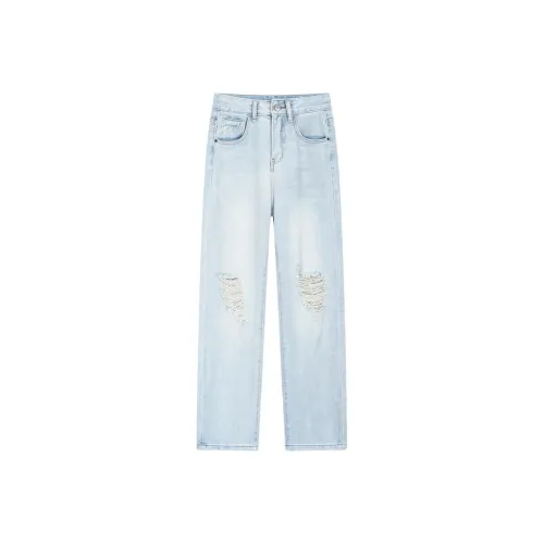 Garbege Jeans Women's Light Blue