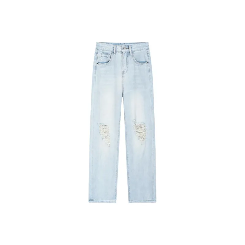 Garbege Jeans Women's Light Blue-0