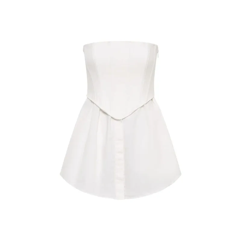 DION LEE Internal-corset Organic-cotton Minidress-0