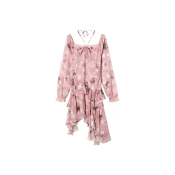 WESTLINK Long Sleeved Dresses Women's Pink