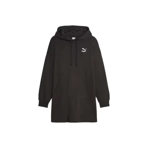 PUMA Intl High Long-Sleeved Dresses Women's Black