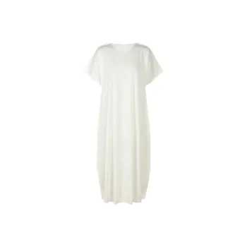PLEATS PLEASE ISSEY MIYAKE A Poc Form Short Sleeved Midi Dress