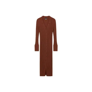 CLUB MONACO Long-Sleeved Dresses Women's Red Brown