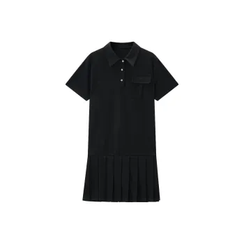 KUHNMARVIN Short Sleeved Dress Women's Graphite Black