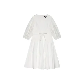 DKNY Long Sleeved Dress Women's White