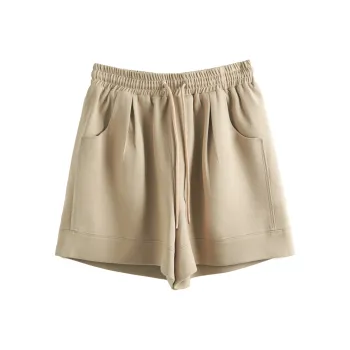 Olrain Casual Shorts Women's Khaki