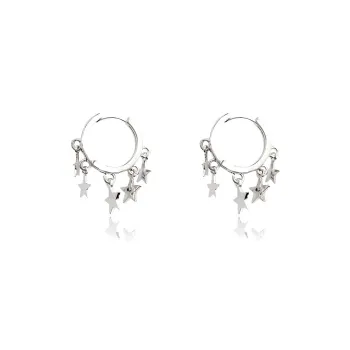 Universe Search Alloy Earrings Unisex