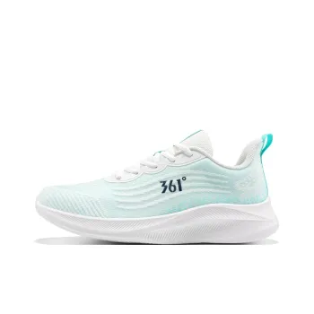 361° Slip Resistant And Breathable Low Top Sprint Running Shoes Men's White Green