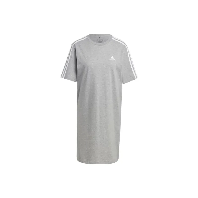 Adidas Short-Sleeved Dresses Women's Gray-0