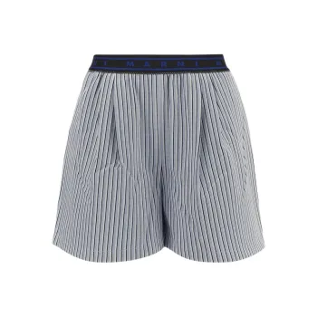 MARNI Stripe Jersey Jacquard Pants 'Vivid Blue'