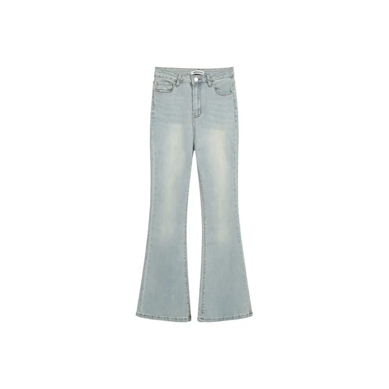 TIBINB Jeans Women's Light Blue-0