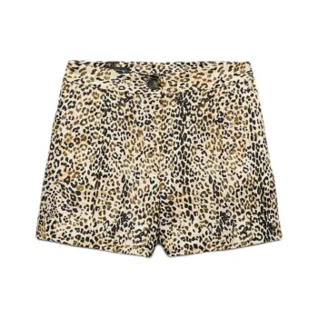 ZARA Casual Shorts Women's Leopard Print