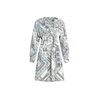 ETRO Mix print Belted Dress