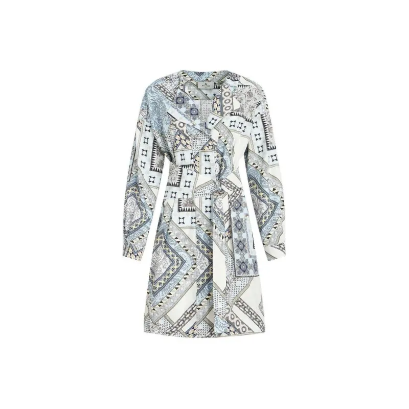 ETRO Mix print Belted Dress-0