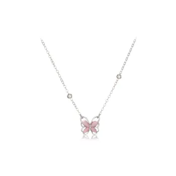 LuluCanaan Glass Cat Eye Necklaces Women's