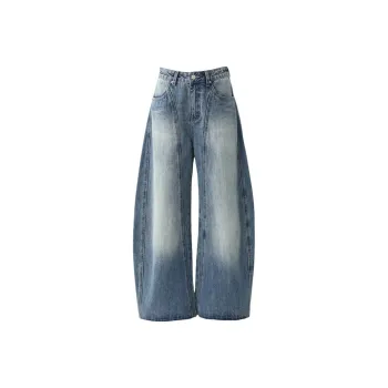 LESS BEARS Jeans Unisex Vintage Blue
