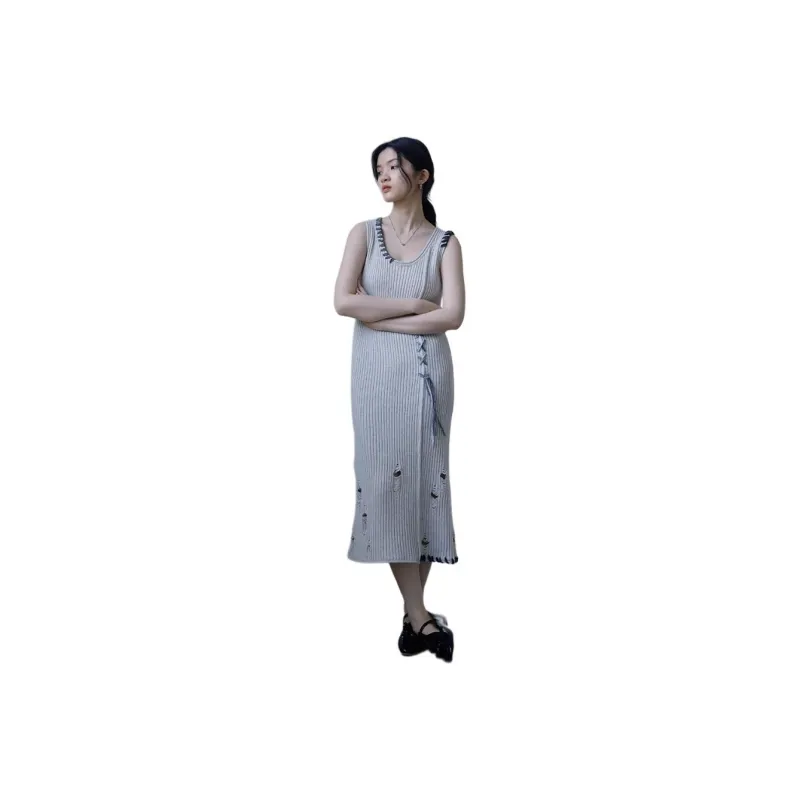BLUEerror Sleeveless Dress Women's Coconut Ash-0