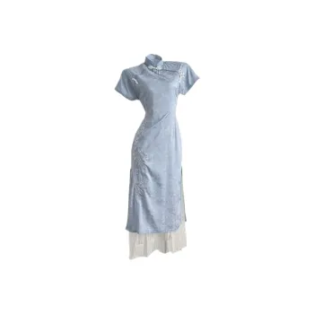 ABBY GODDESS Short Sleeved Dress Women's Blue