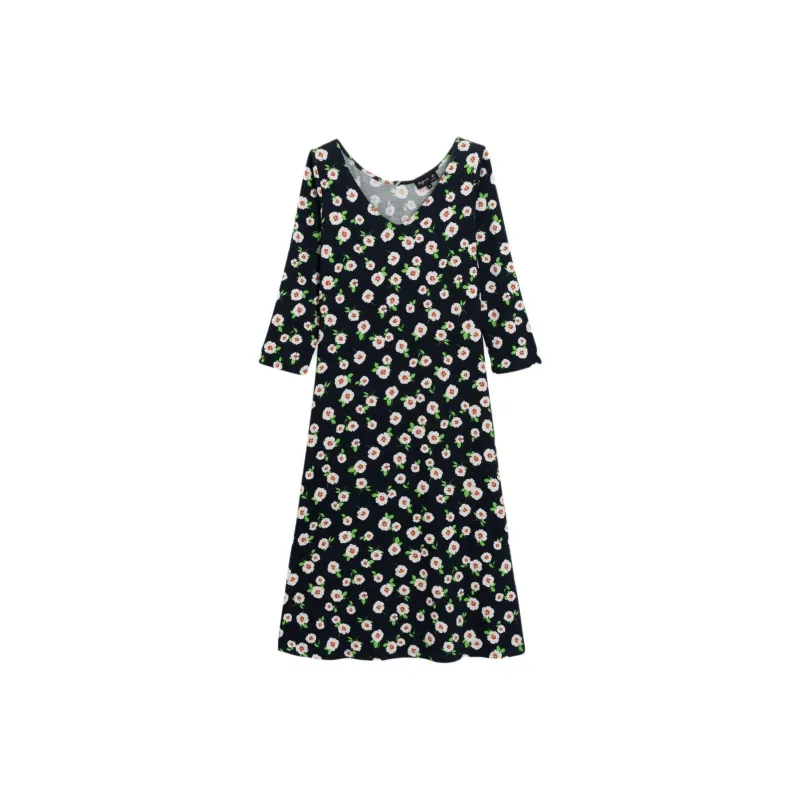 Agnes B. Long-Sleeved Dresses Women's Marine Blue-0