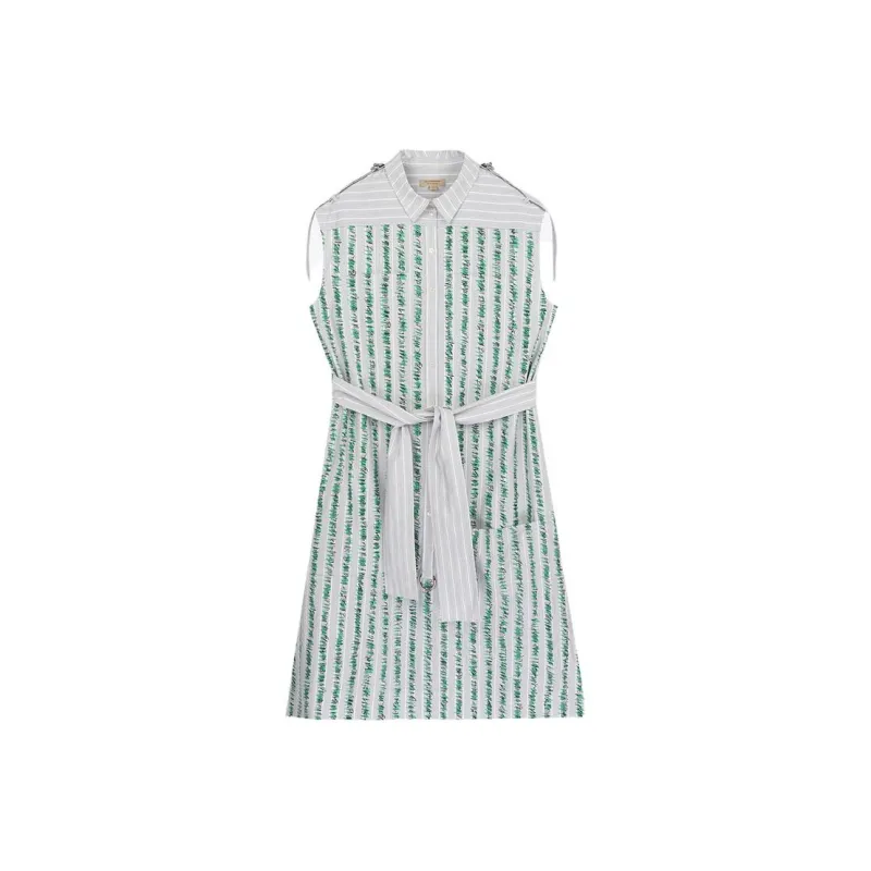 Burberry Sleeveless Dress Women's Multicolor-0