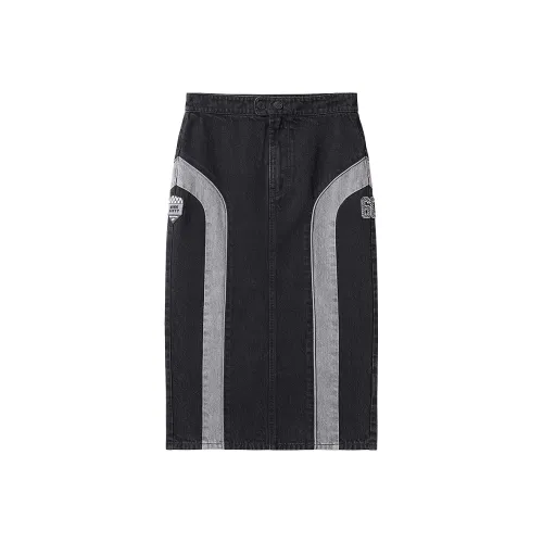 Miss Sixty URBAN REVIVO Denim Short Skirts Womens Light Blue Women's Black Gray