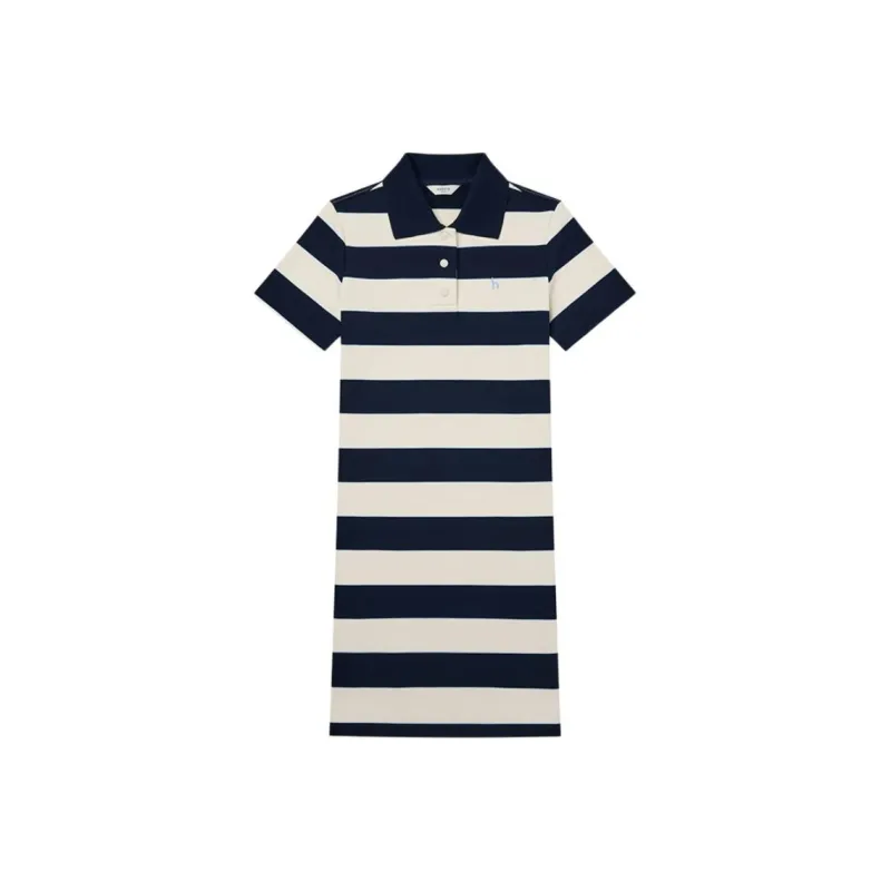 HAZZYS Short Sleeved Dress Women's Navy Blue-0