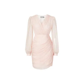 Misi Camii Long Sleeved Dresses Women's Pink