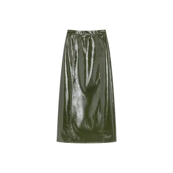 Ouyang Leather Long Skirts Women's Jasper