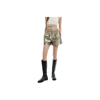 MOCO Casual Shorts Women's Metal Brown