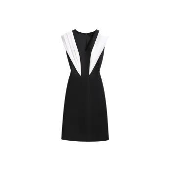 Silky Queen Sleeveless Dress Women's Black