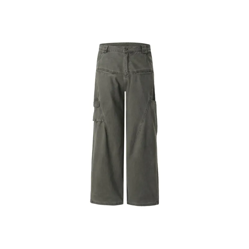 Vine Color Cargo Pants Unisex-1
