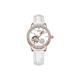 Rose Case White Dial Fair Skin