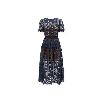 Self portrait Lace Midi Dress