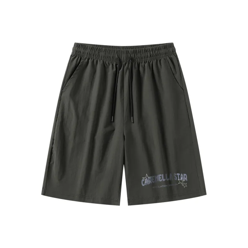 Caramella Casual Shorts Unisex Gray-7