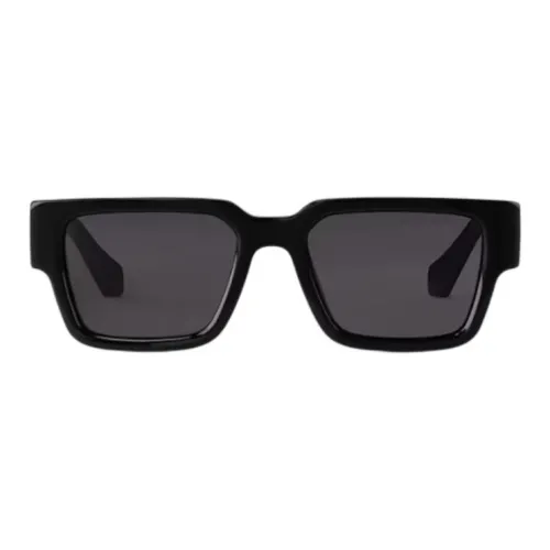 LOUIS VUITTON Acetate Irregular Shape Sunglasses Men's Black
