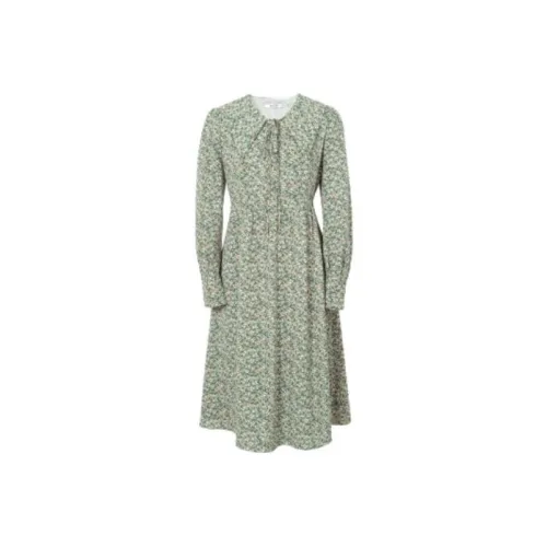 SEIFINI Long-Sleeved Dresses Women's Mint Green