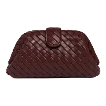 Bottega Veneta Woven Detailed Clutch Bag