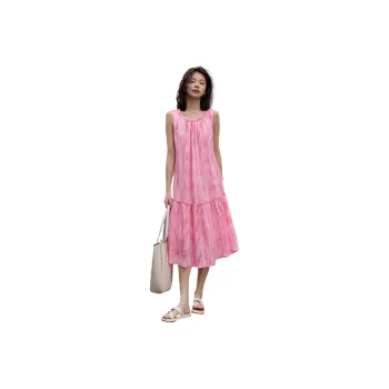 【dme】 Sleeveless Dress Women's Peach Pink