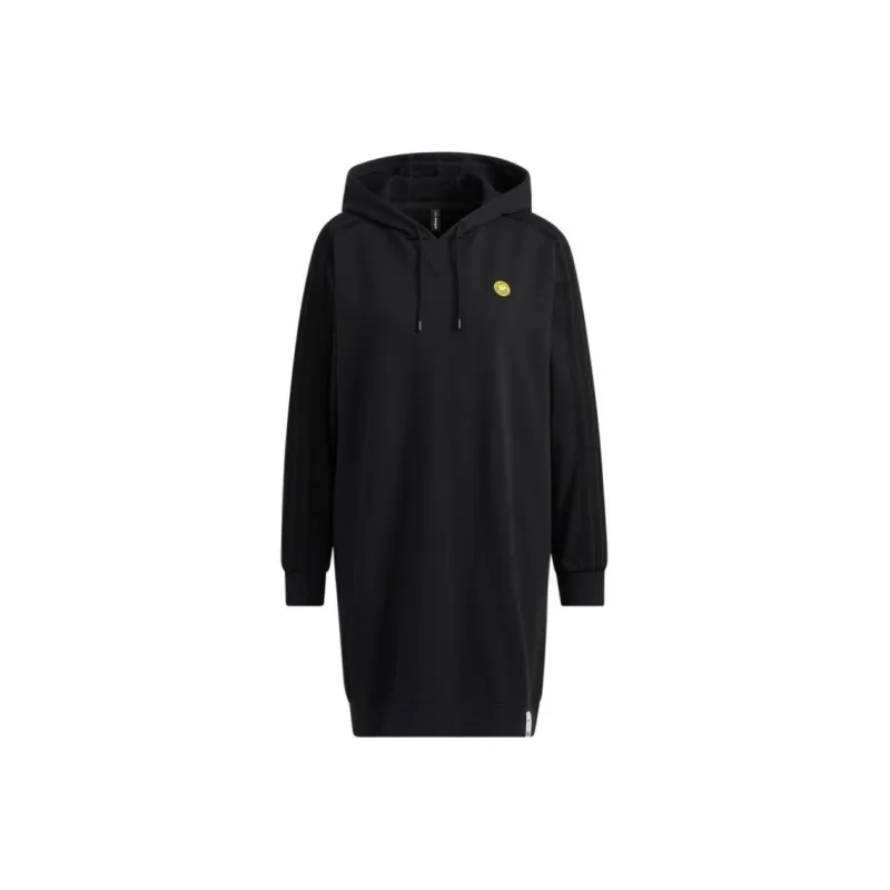 Adidas Neo Long Sleeved Dresses Women's Black-0