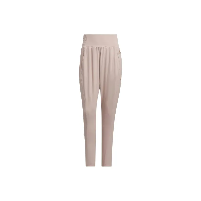 Adidas LUXFLOW Knitted Sweatpants Women's Pink-0