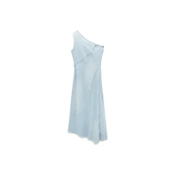 ZARA Sleeveless Dress Women's Blue