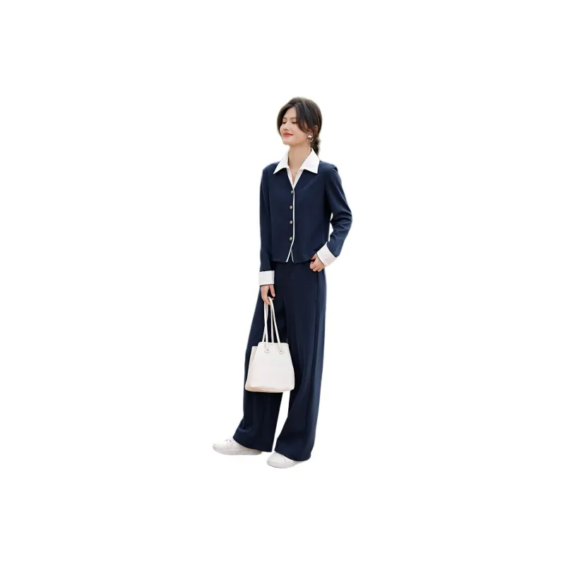 XWI Casual Suit Women's Navy Blue-0