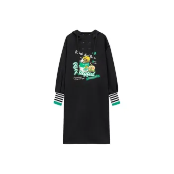 B.Duck Long Sleeved Dresses Women's Black