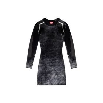DIESEL Long Sleeved Dress Women's Black