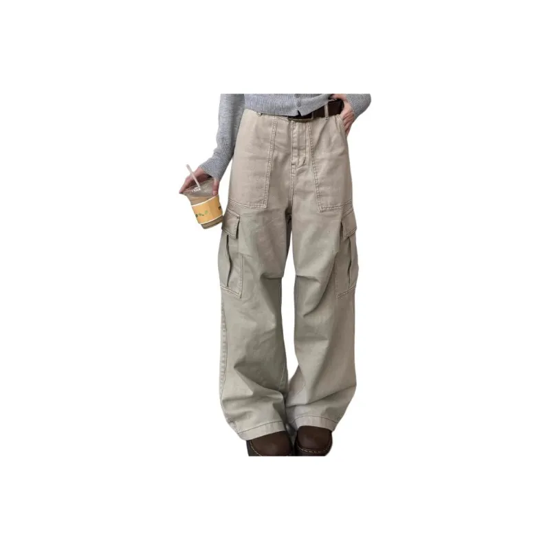 PLUSONEONE+ Cargo Pants Women's Apricot-0