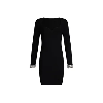 LIU·JO Rhinestone embellished Knitted Dress