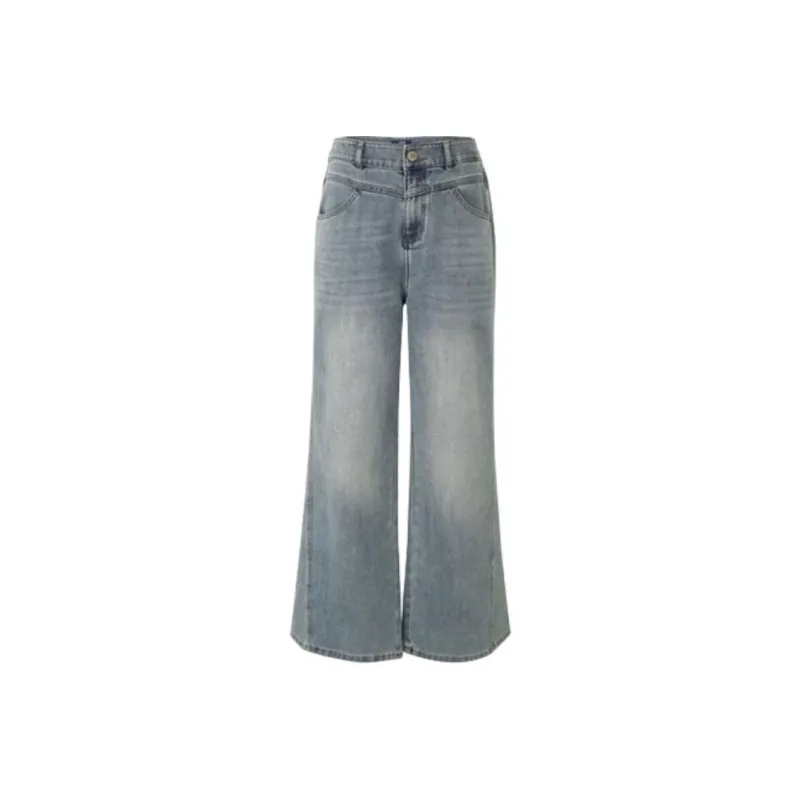 YALIDA Jeans Women's Nostalgic Blue-0