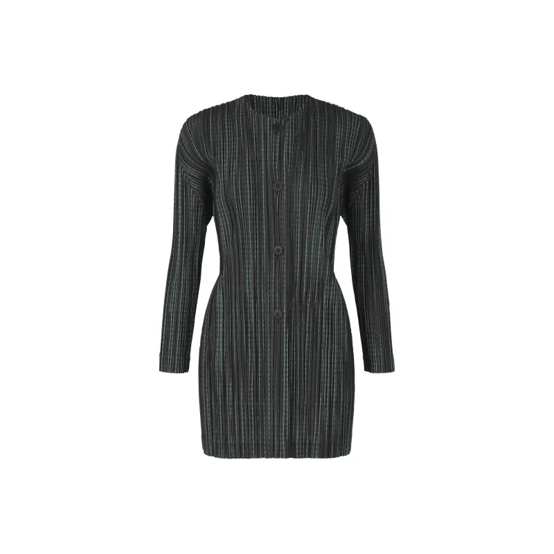 PLEATS PLEASE ISSEY MIYAKE FW24 Long-Sleeved Dresses Women's Green-0
