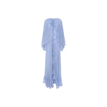 Chloé Muslin Cape Maxi Dress